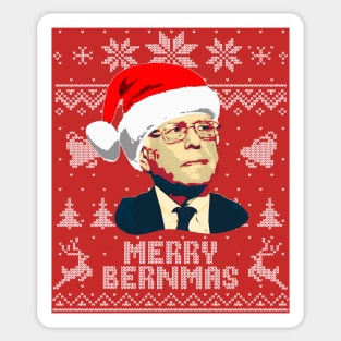 Bernie Sanders Merry Burnmas Sticker